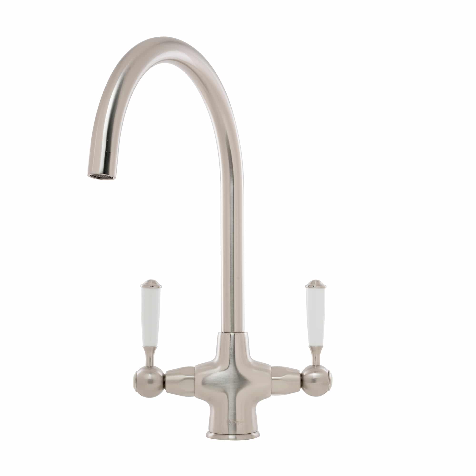 Shaftsbury Traditional Dual Lever Tap Pewter