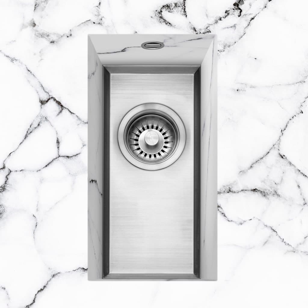 Saso 20 Worktop Sink with 16mm Ledge Stainless Steel