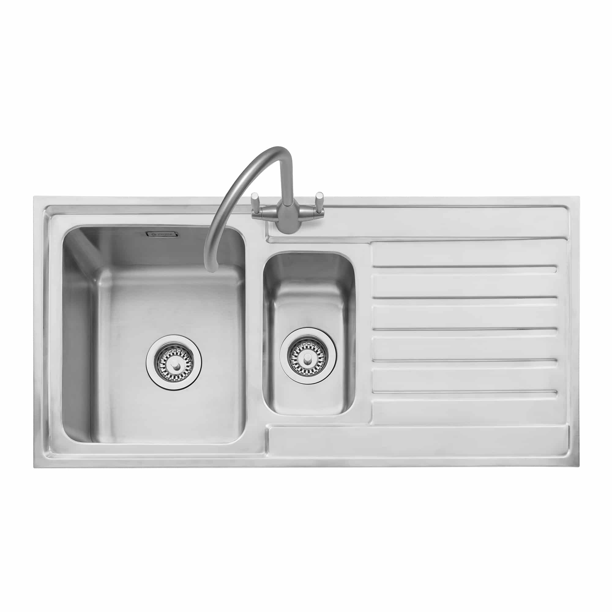 Vanga 150 Inset Sink with Drainer Stainless Steel