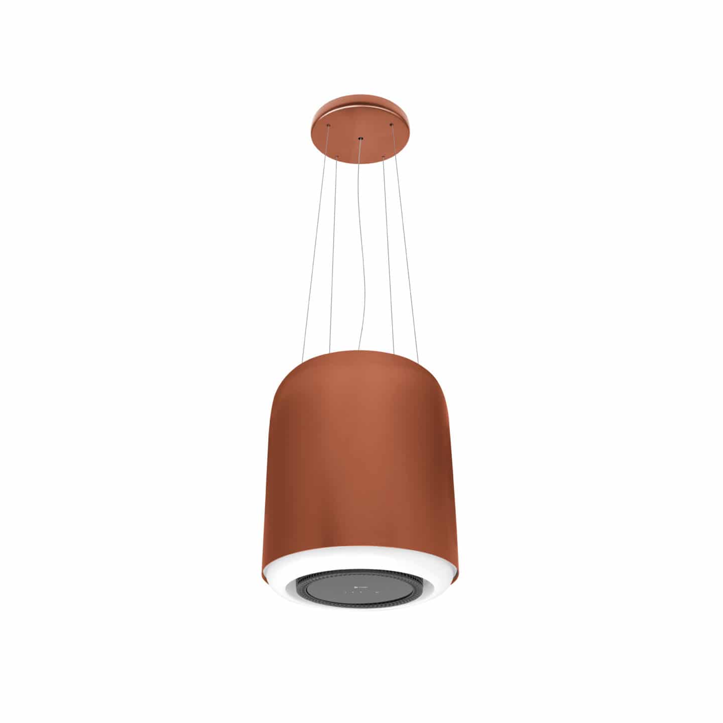 41cm Vela Island Cooker Hood Copper