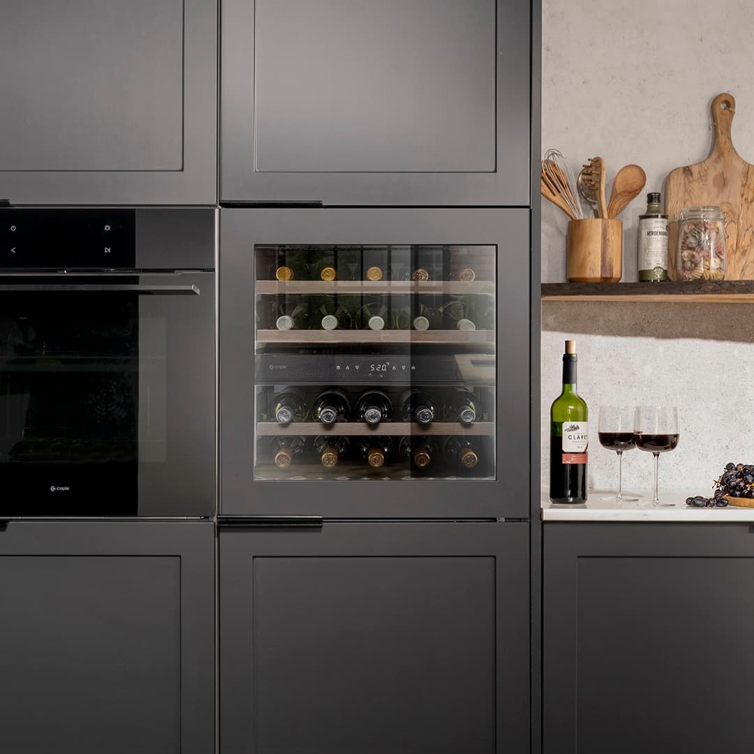 Fully integrated In-Column Wine Cabinet