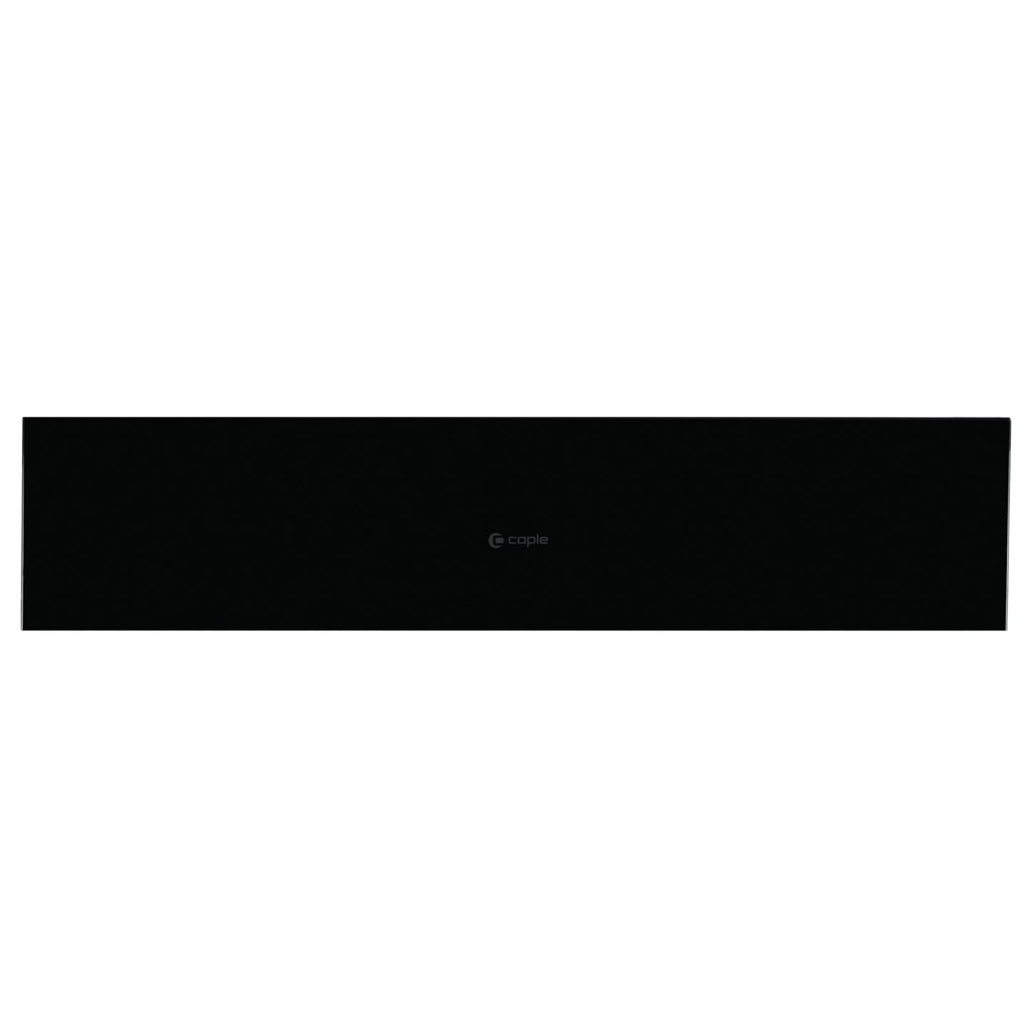 14cm Warming Drawer Black Glass