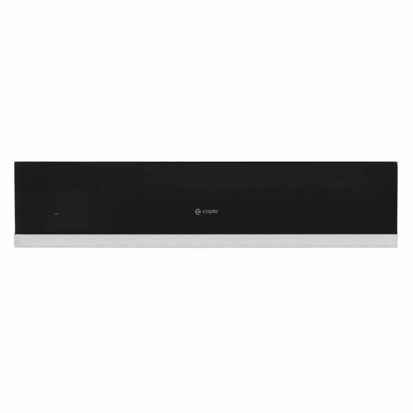 14cm Warming Drawer Black Glass
