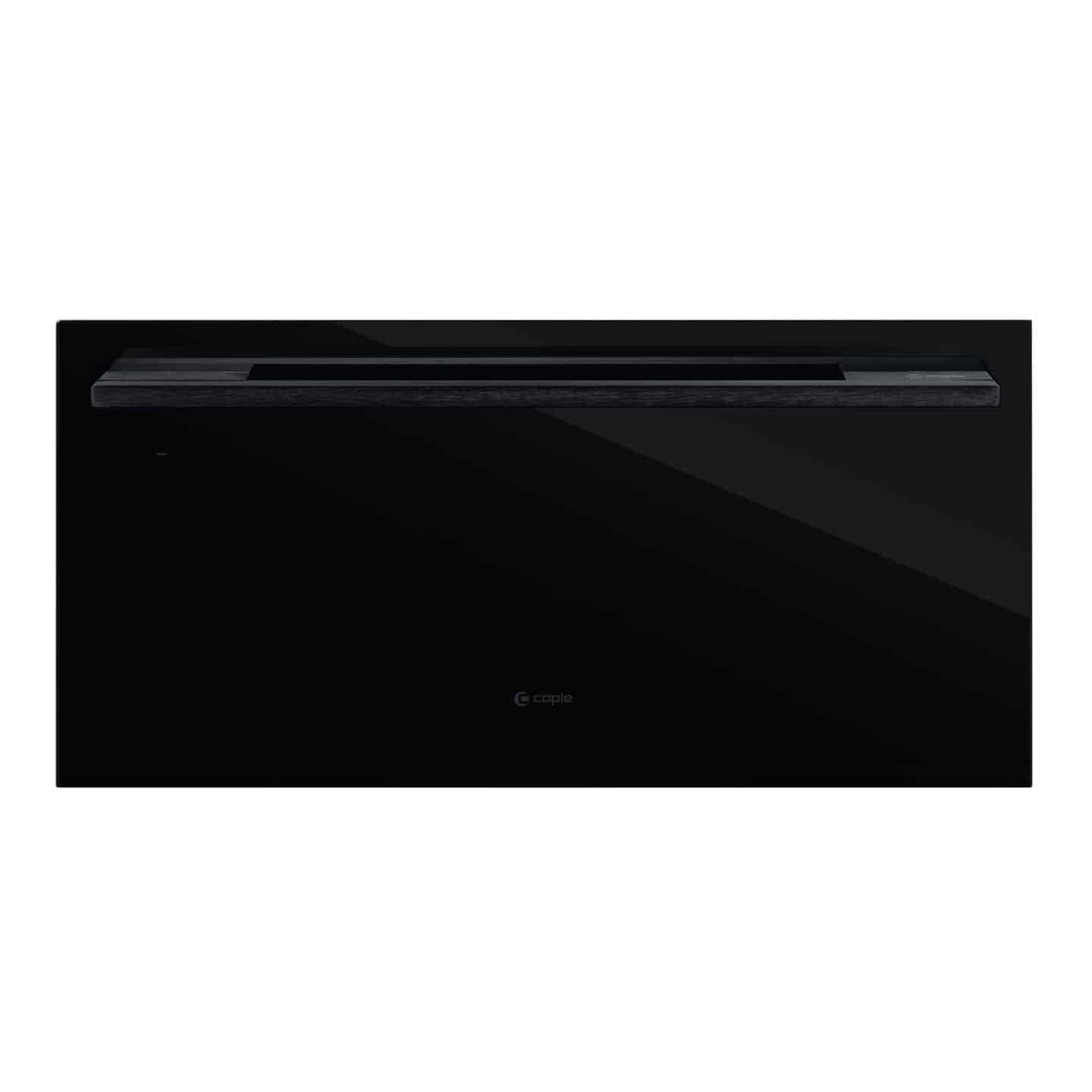 29cm Warming Drawer Black Glass