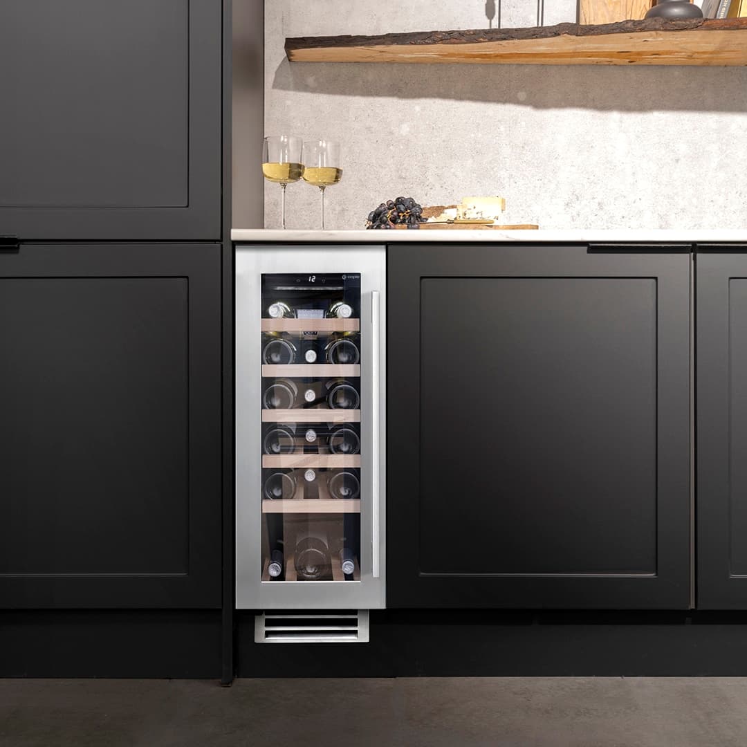 Undercounter Single Zone Wine Cooler Stainless Steel