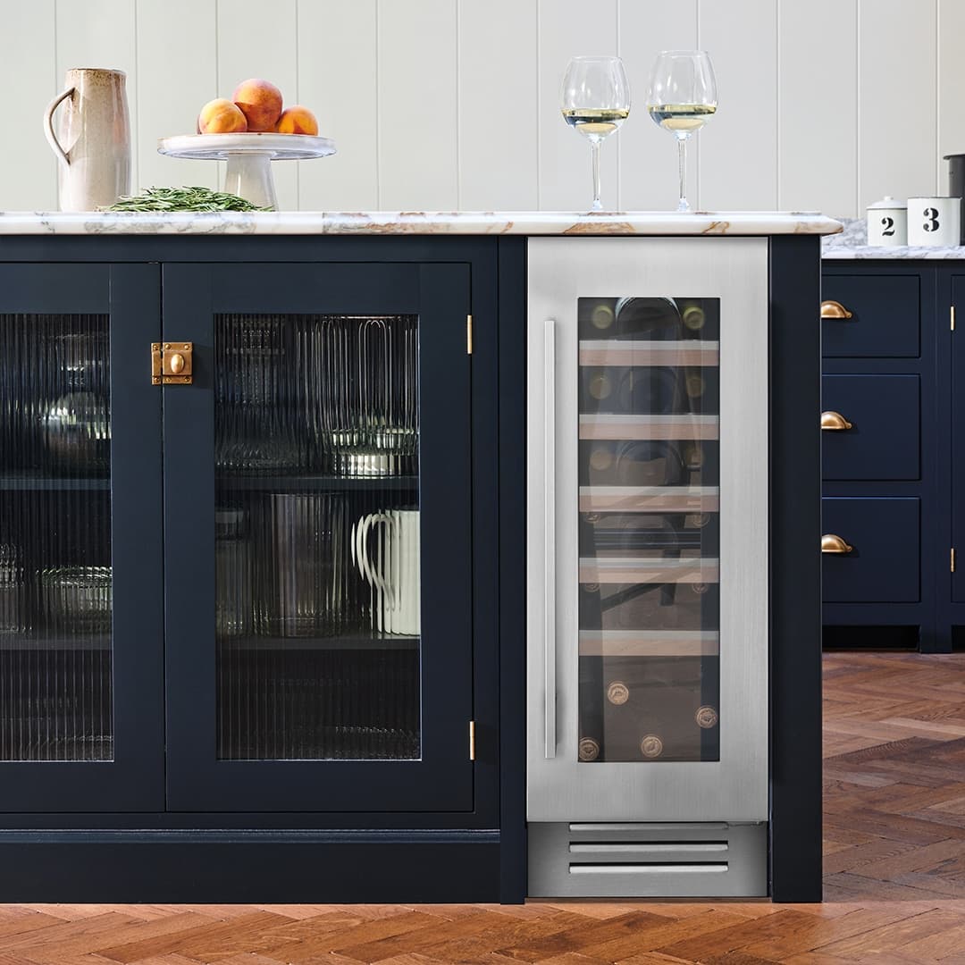 Undercounter Single Zone Wine Cooler Stainless Steel