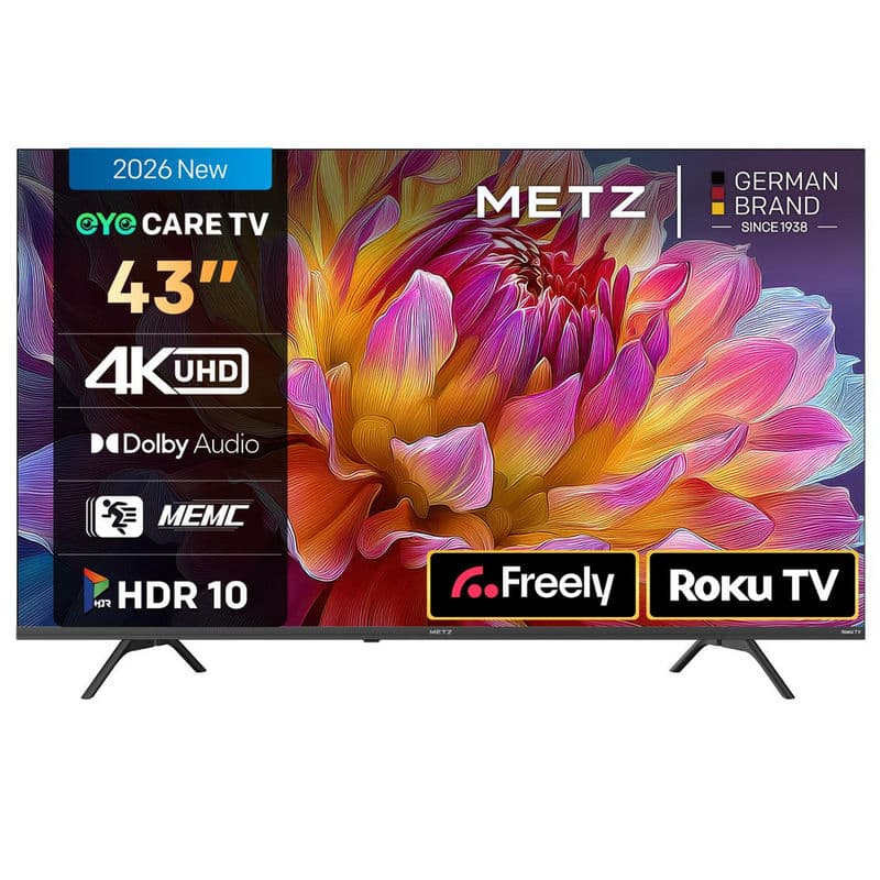 Metz 43MRF6000ZUK 43" 4K DLED Smart TV - Black