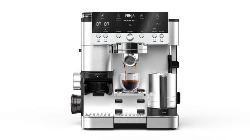Ninja ES601UK Luxe Cafe Premier Series Espresso Machine - Black/Stainless Steel