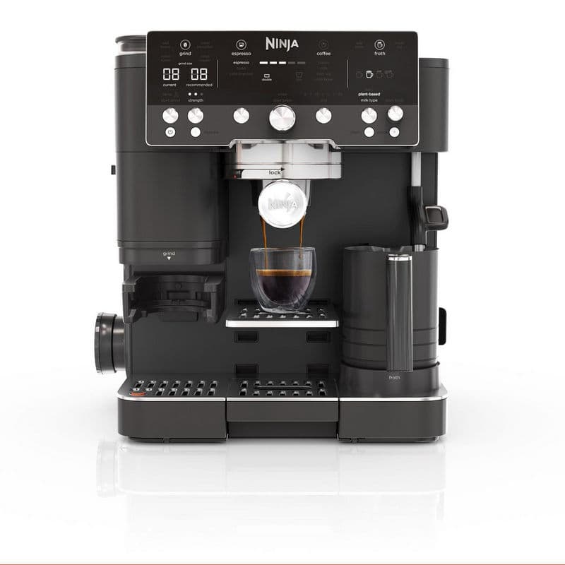 Ninja ES601UKBK Ninja Luxe Cafe Premier Espresso Machine - Midnight Black
