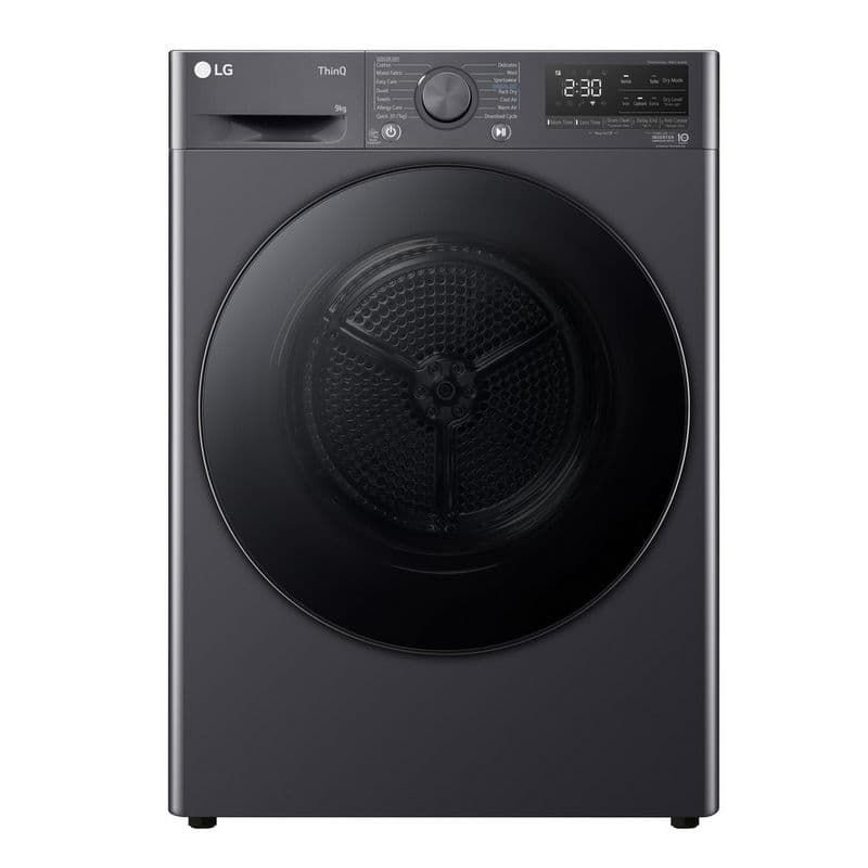Series 4 ThinQ FDV709GN 9 kg Heat Pump Tumble Dryer - Slate Grey