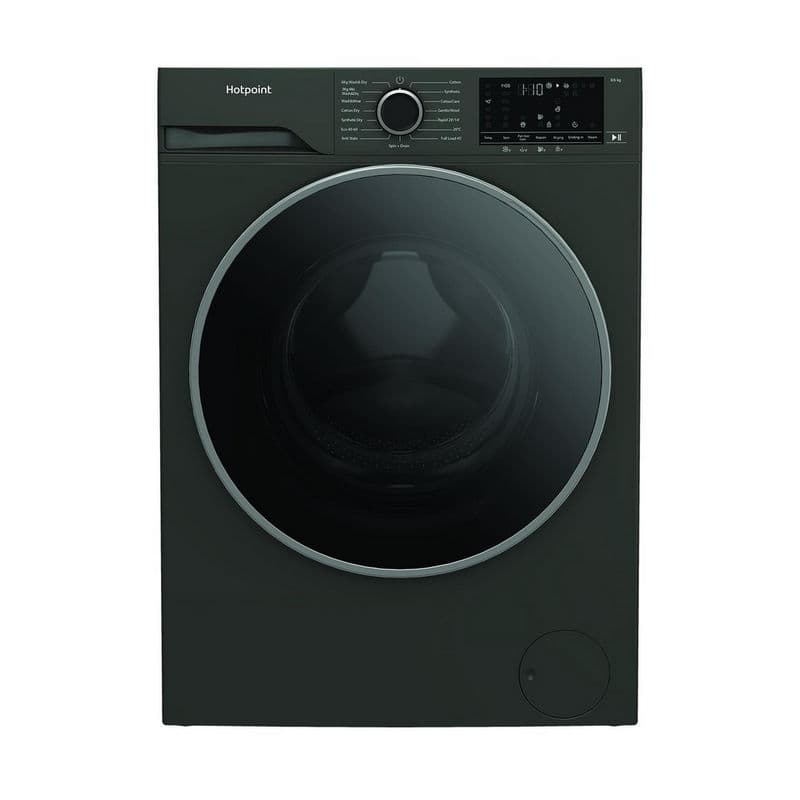 HBD8680GANTISTAINUK 8kg 1400 Spin Washer Dryer - Graphite