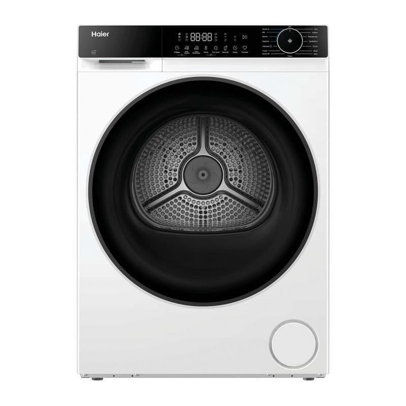 Haier HD80-D357U1-UK 8kg Heat Pump Tumble Dryer - White