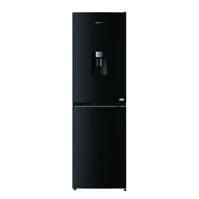 HPKF3241WXR4UK 54.5cm 50/50 Fridge Freezer - Black Steel