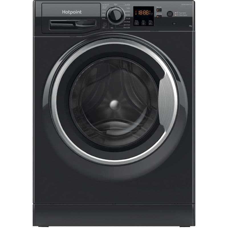 Hotpoint NSWF946BSUK 9kg 1400 Spin Washing Machine - Black