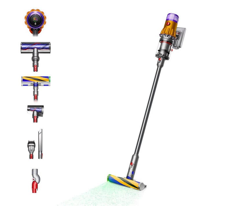 Dyson V12-2023 Detect Slim Absolute Cordless Stick Vacuum - 60 Minutes run time - Nickle
