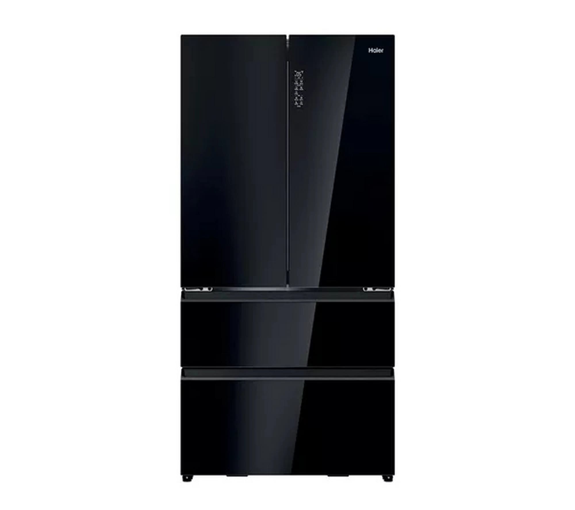 Haier No Frost Multi-Door Fridge Freezer - Glass Inox Look