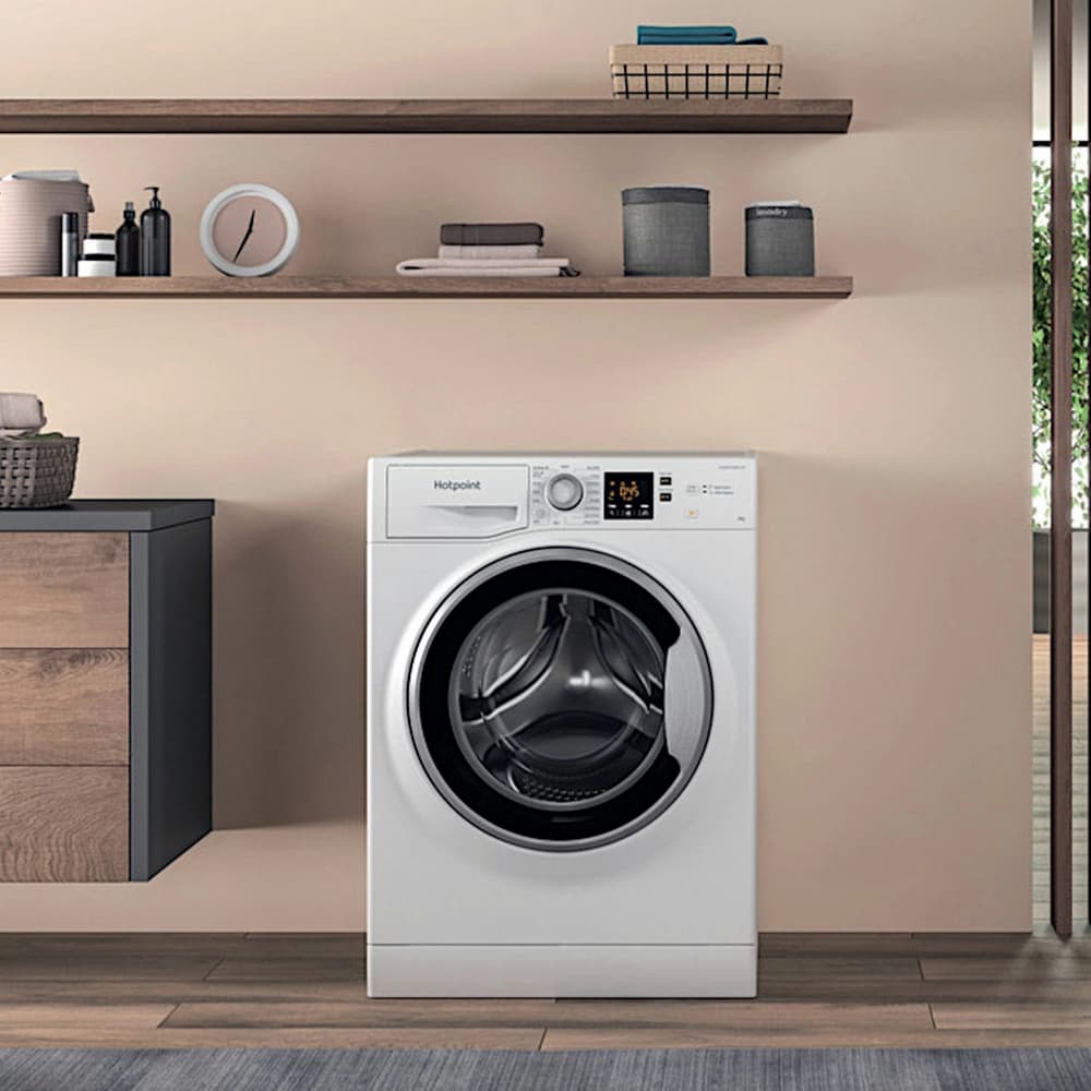 Hotpoint Freestanding Washing Machine - 8kg 1400 Spin A Energy - White