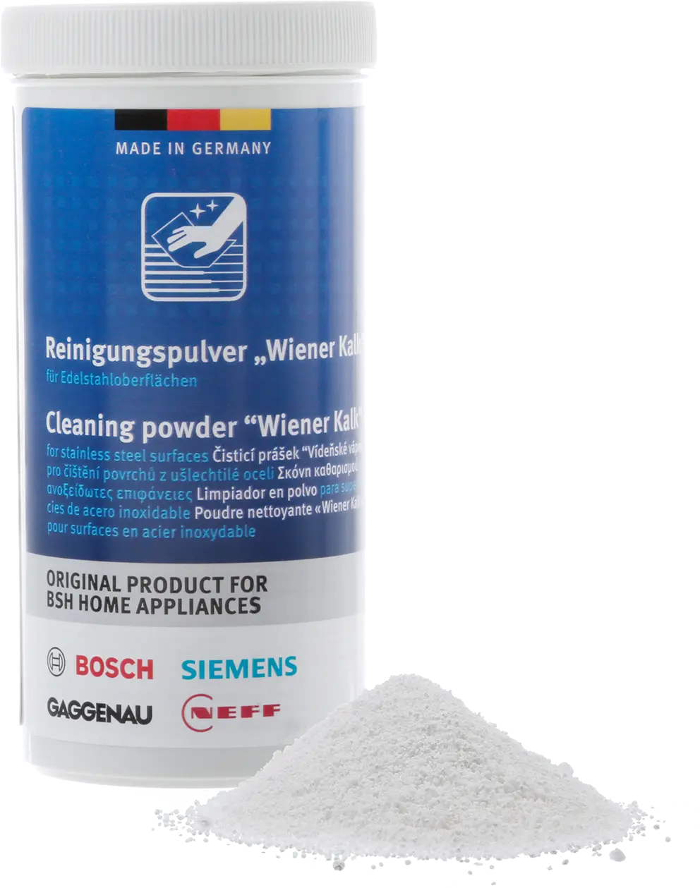 Cleaning Powder for Stainless Steel Surfaces