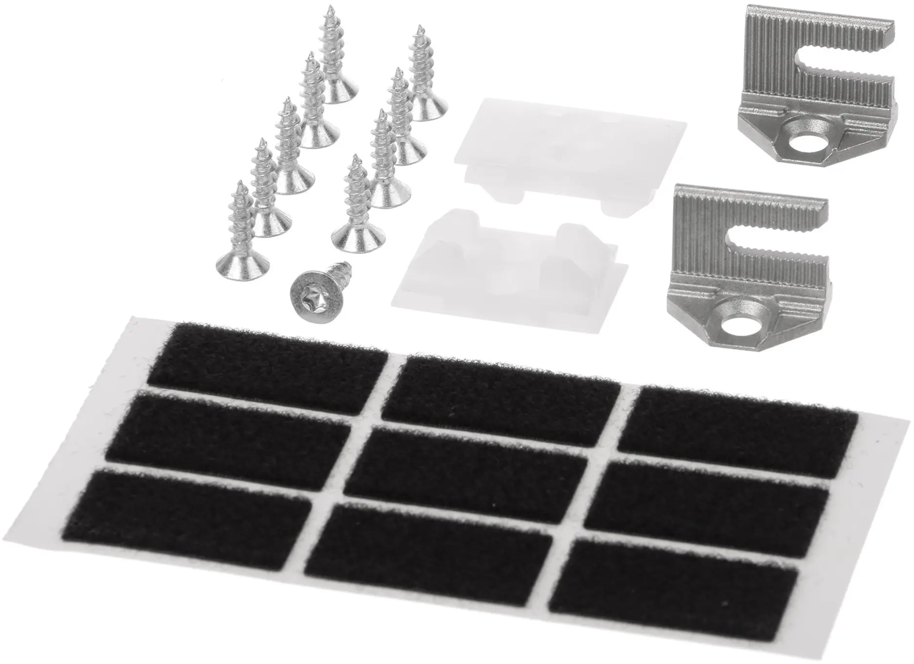 Mounting set Wood panel installation parts, variable hinge 50mm