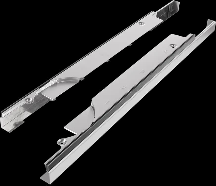 Strip Profil Bar, Set left and right colour of stainless steel