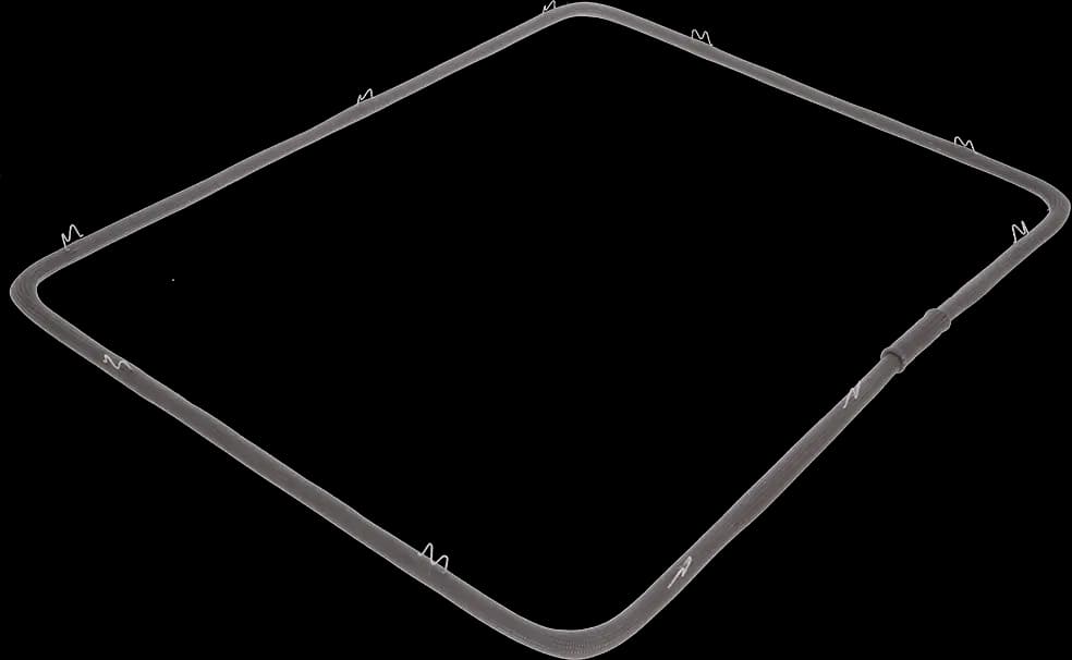 Seal-door 60 cm, glass silk, pyrolysis, sheet metal hook, with lock