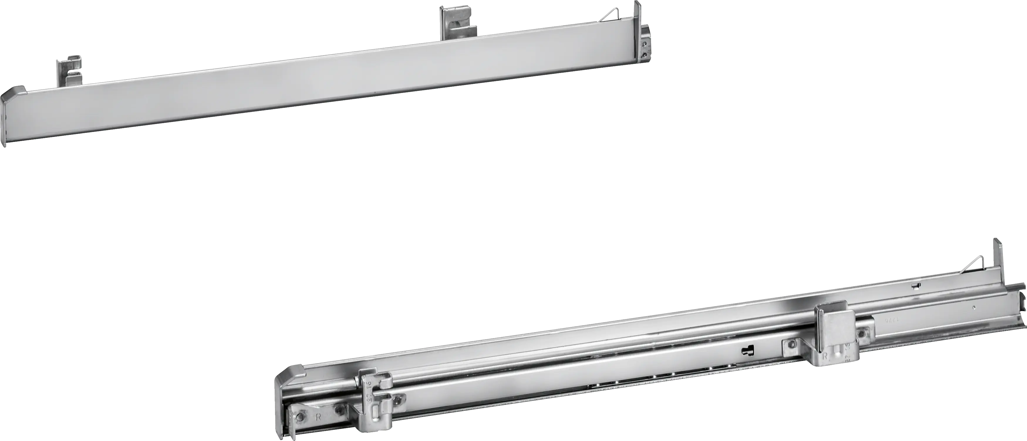 Oven telescopic rails extension, 1-fold