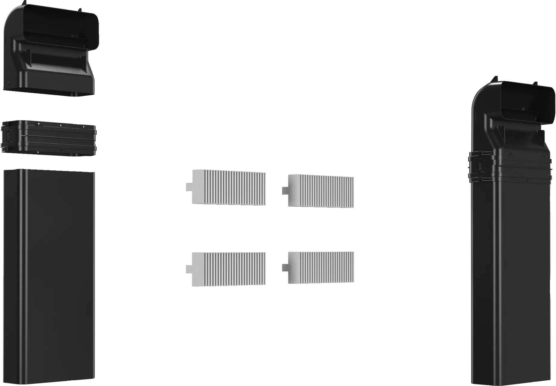 Standard recirculation kit Exhaust kit