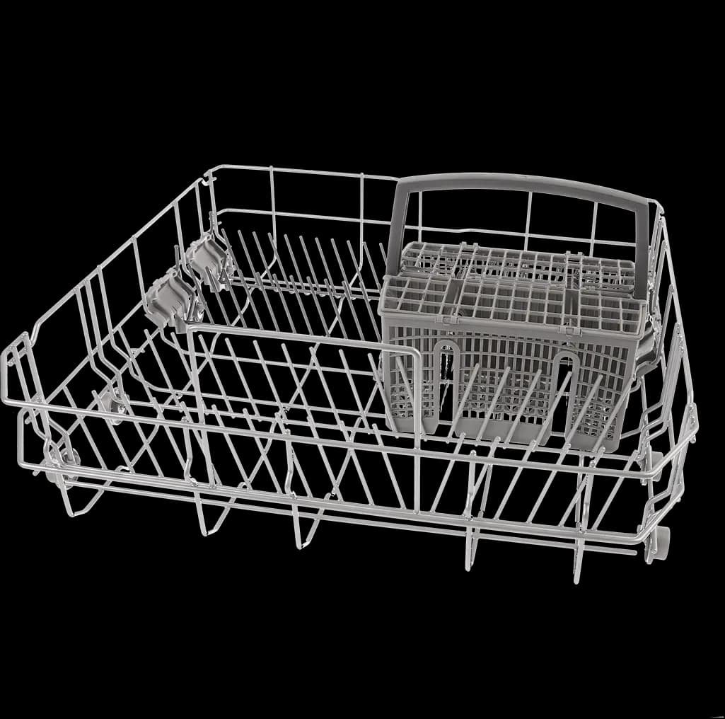 Lower crockery basket silver, 4 flip tines for single parts see SN636X03IE/41