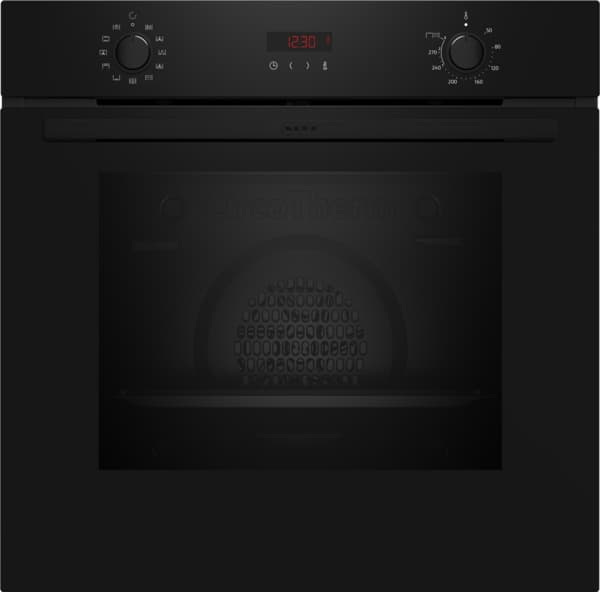 Neff N30 Built in single Oven - - Pyrolytic cleaning - LED Display - Black