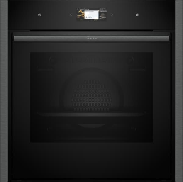 Neff N90 Single Oven - - 4.1" Full Touch -14 functions -Rotatinghandle-Pyrolytic-Slide&Hide