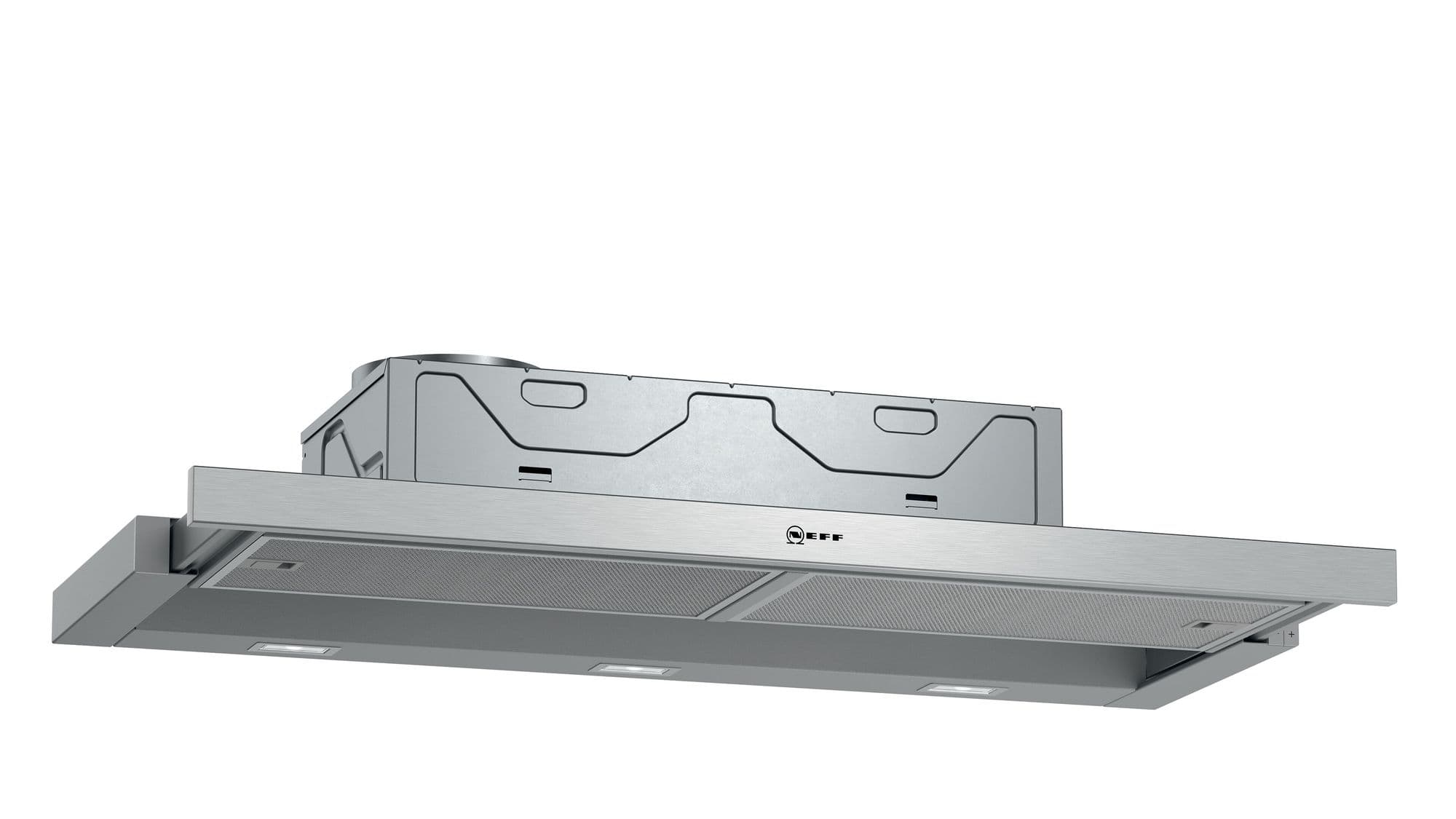 Neff 90cm wide Telescopic Hood - 3 speed + 1 Intensive - Easy Electronic Controls - LED lights