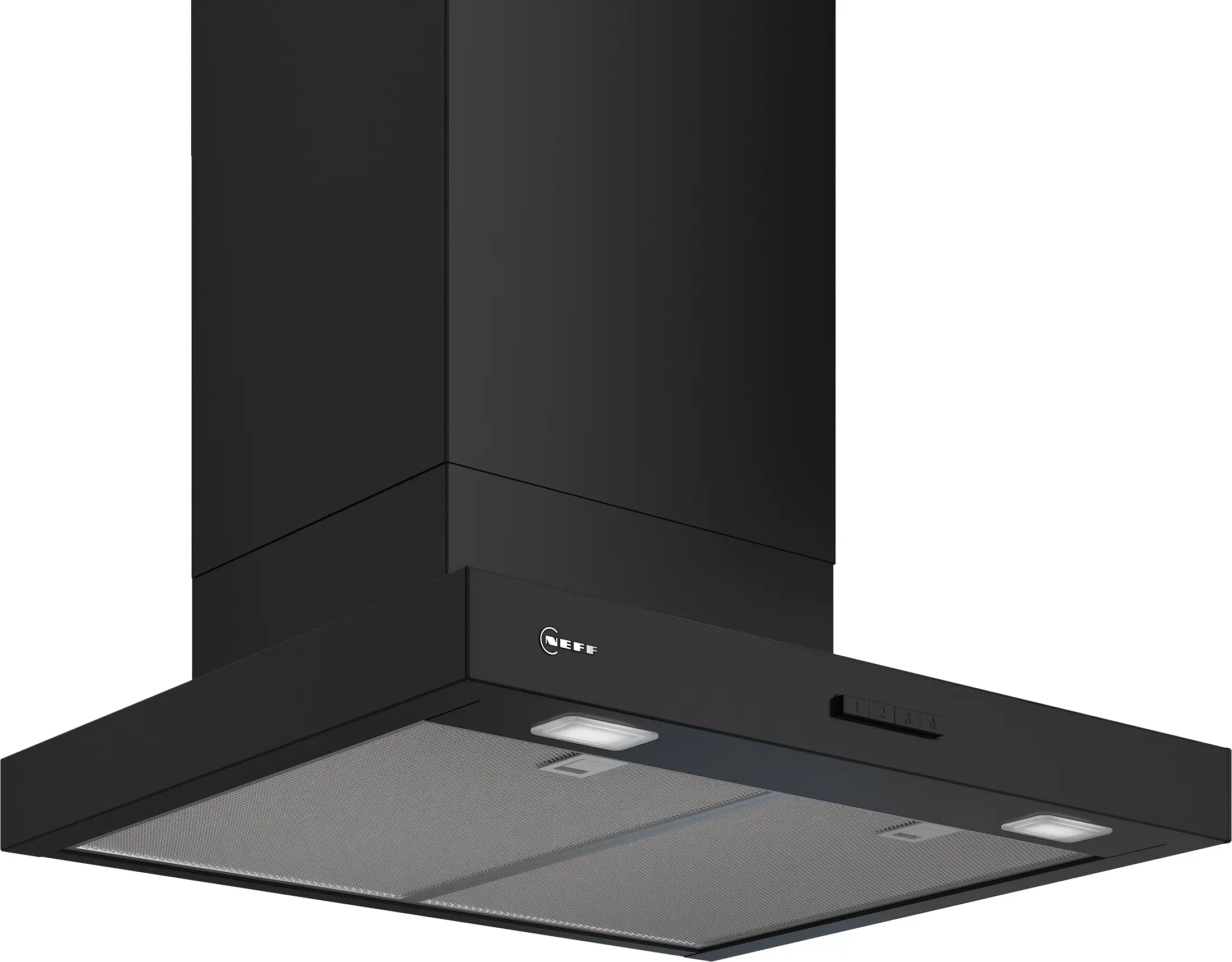 N 50 Wall-mounted cooker hood 60 cm Matt black