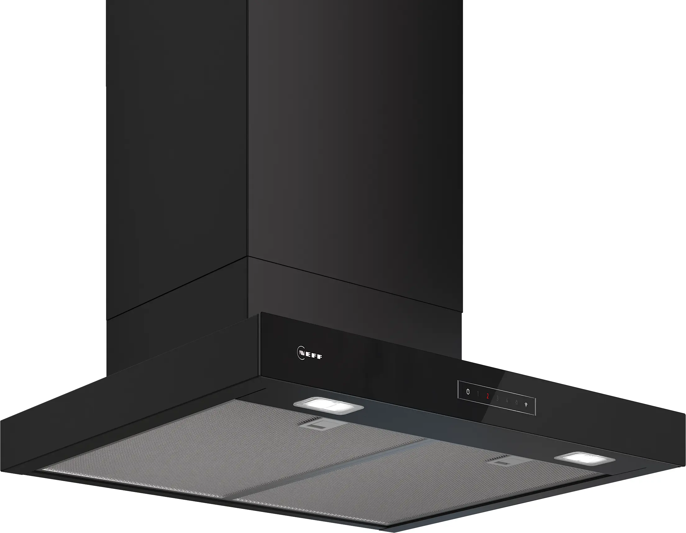 N 70 Wall-mounted cooker hood 60 cm Matt black