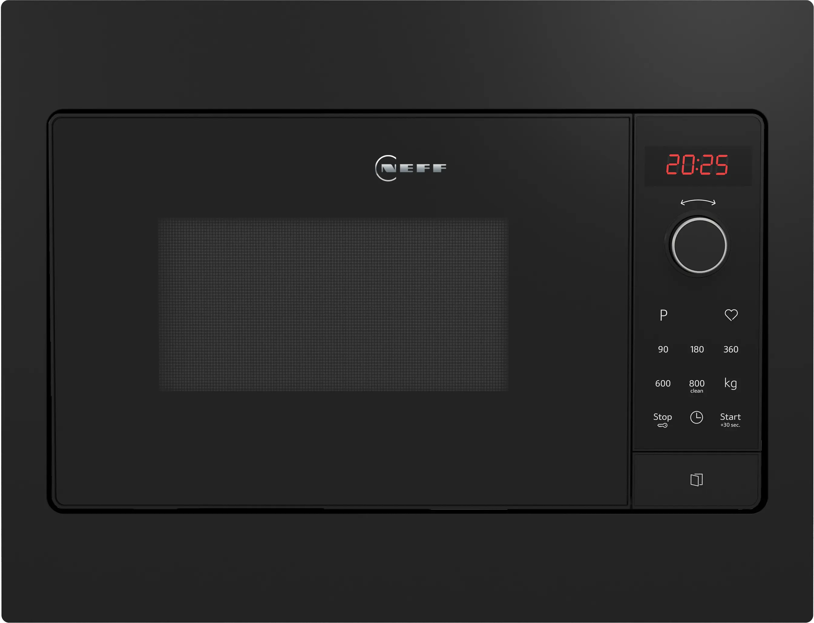 N 30 Built-in microwave oven Black