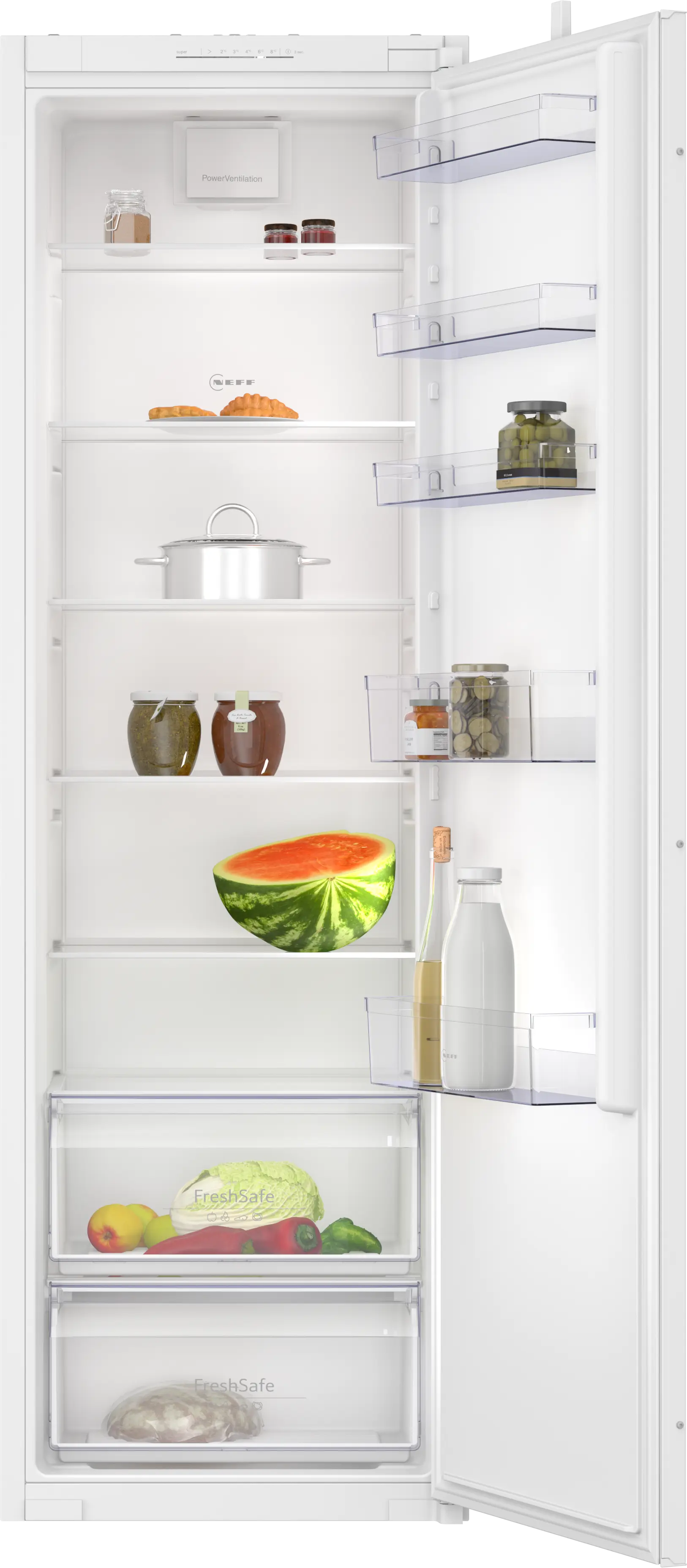 N 30 Built-in fridge 177.2 x 54.1 cm sliding hinge
