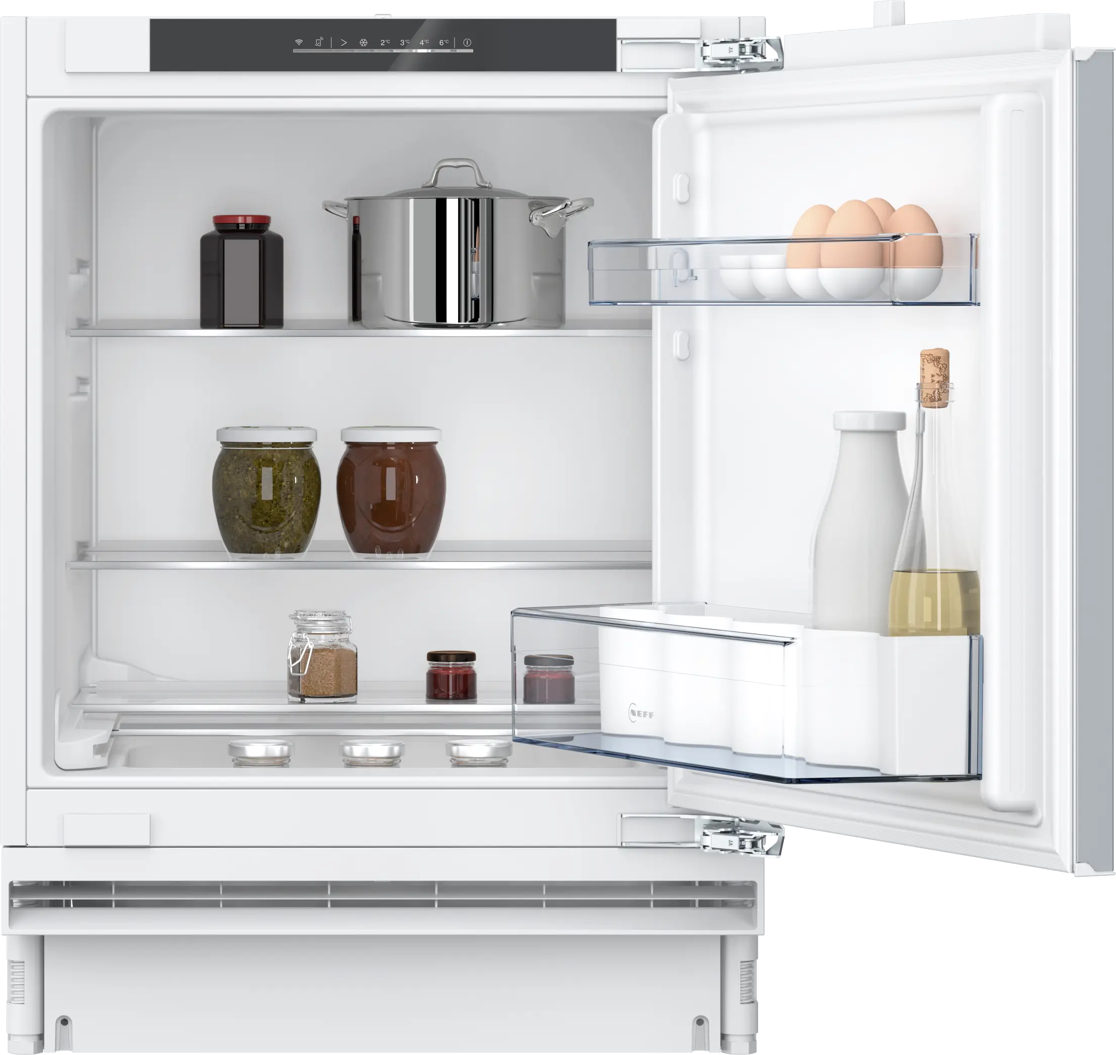 N 50 Built-under fridge 82 x 59.8 cm flat hinge