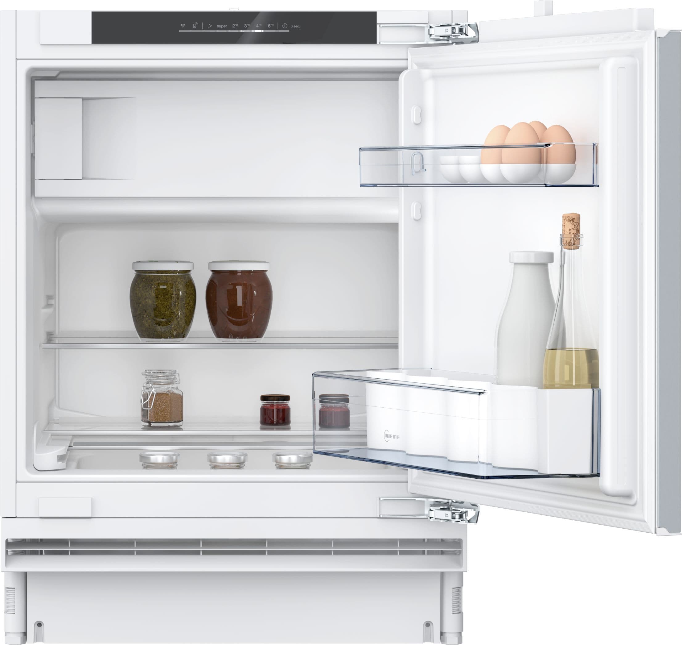 Neff Integrated Under Counter Fridge with Ice-Box - 2 Vegetable Drawers - LED UC