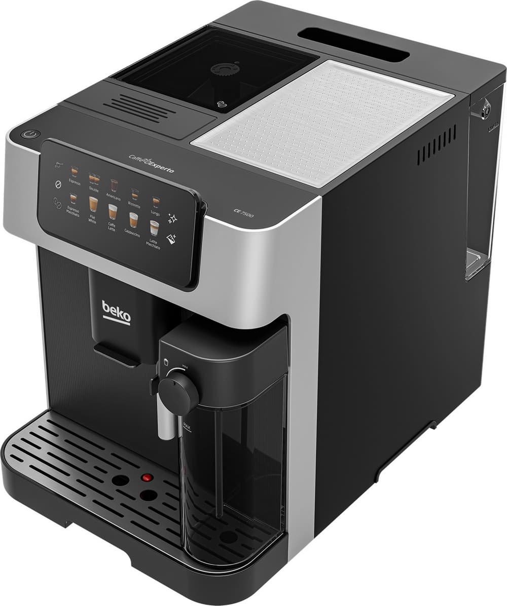 Bean to Cup Fully Automatic Espresso Machine with Integrated Milk Jug - Silver
