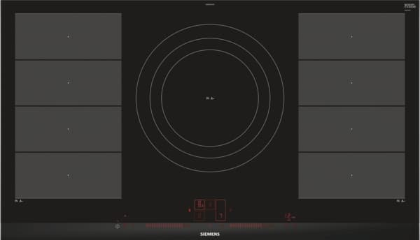 IQ700 90cm flexInduction hob EX975LVV1E - dualLightSlider control, 2xFlex + 32 triple, fryingSensor