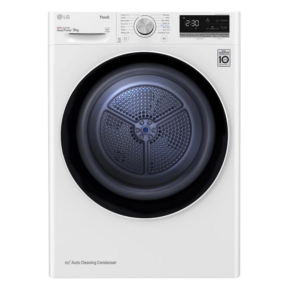 9kg Heat Pump Tumble Dryer - White
