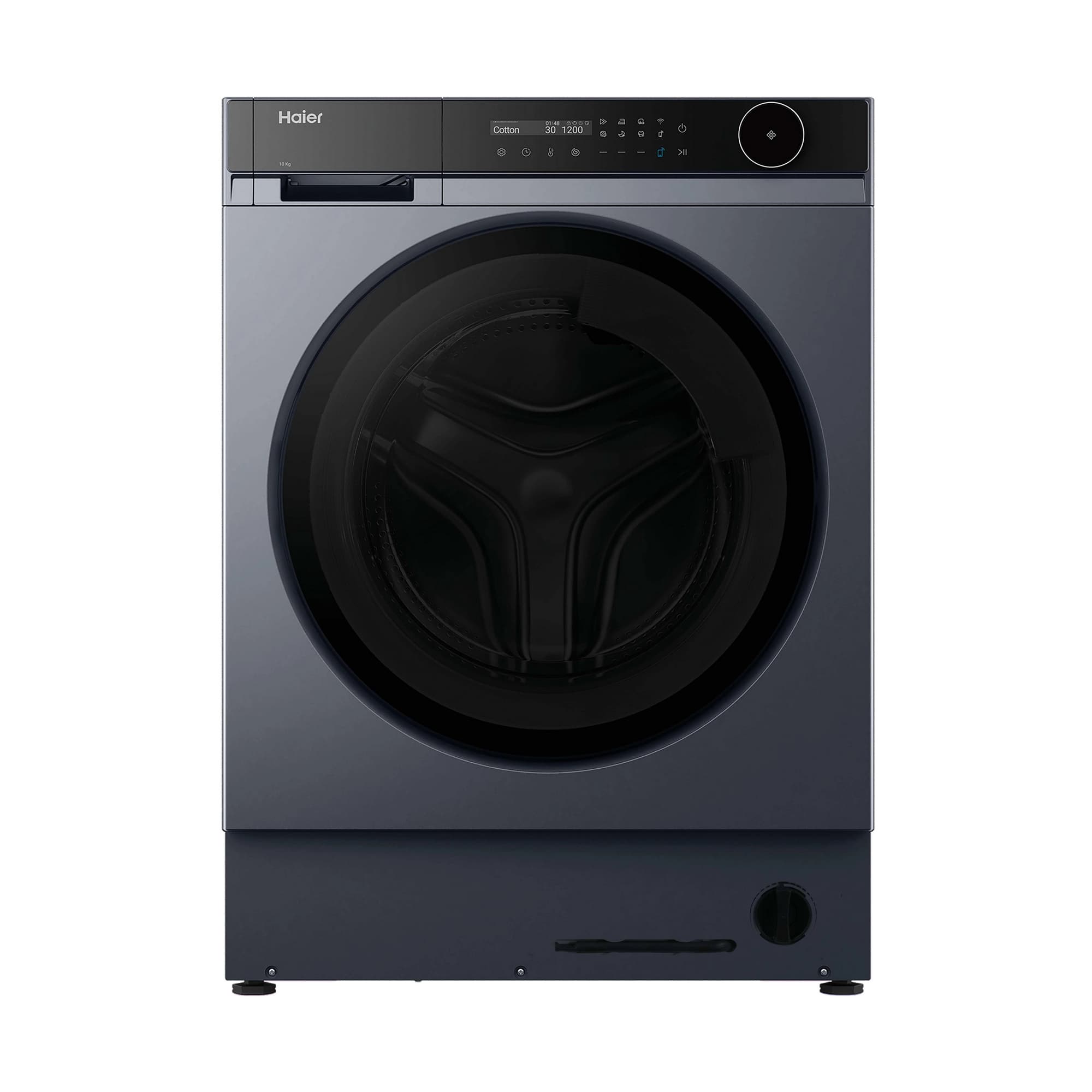 HWB100B14858GUUK 10kg 1400 Spin Washing Machine - Graphite & Black