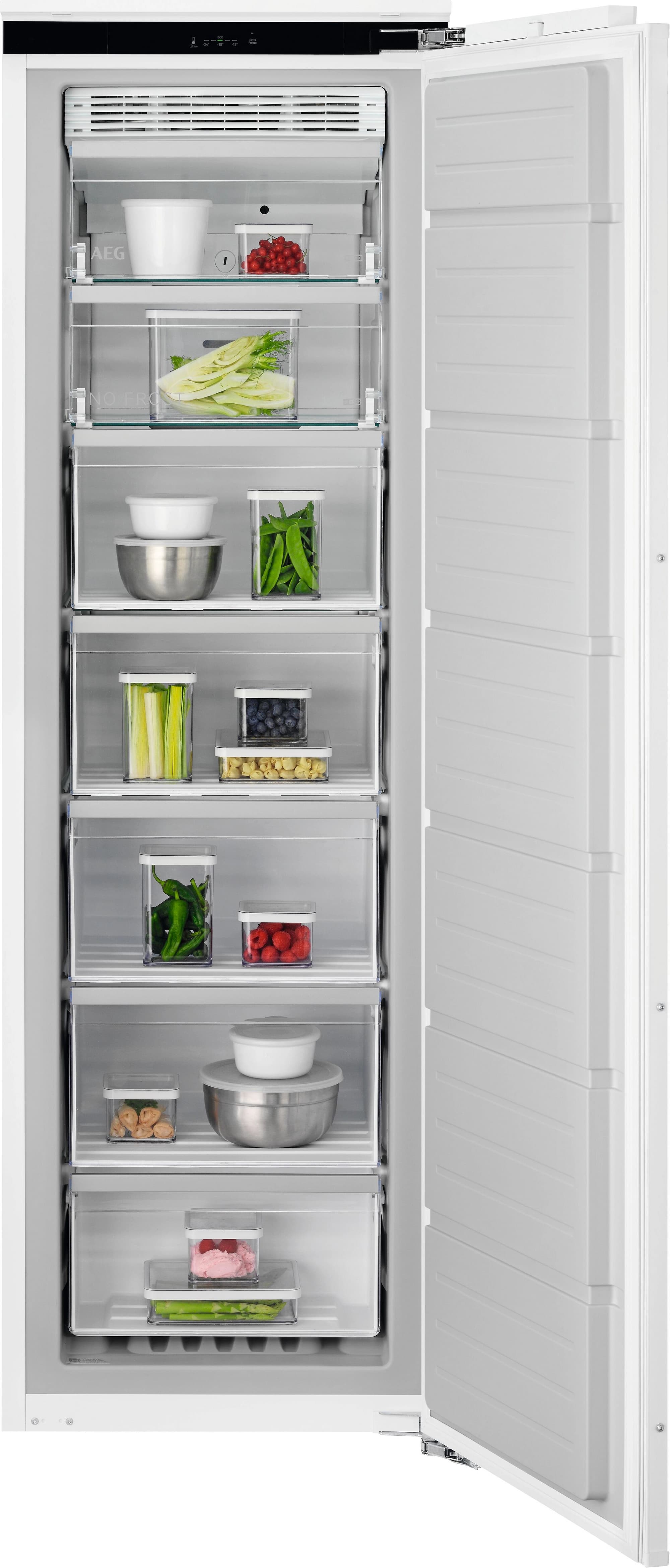 Fully Integrated Upright No Frost Freezer - Fixed Hinge