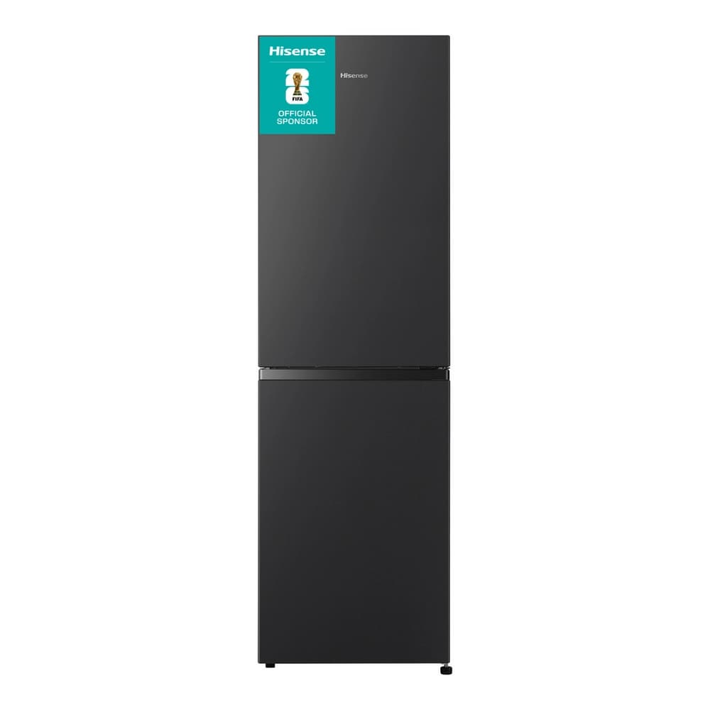 55cm 50/50 Total No Frost Fridge Freezer - Black Steel