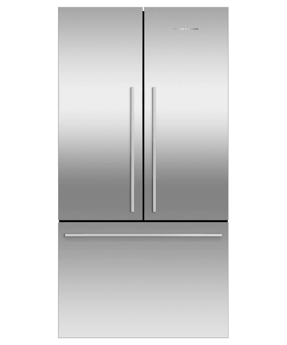 90cm Frost Free American Fridge Freezer - Stainless Steel Just ICE