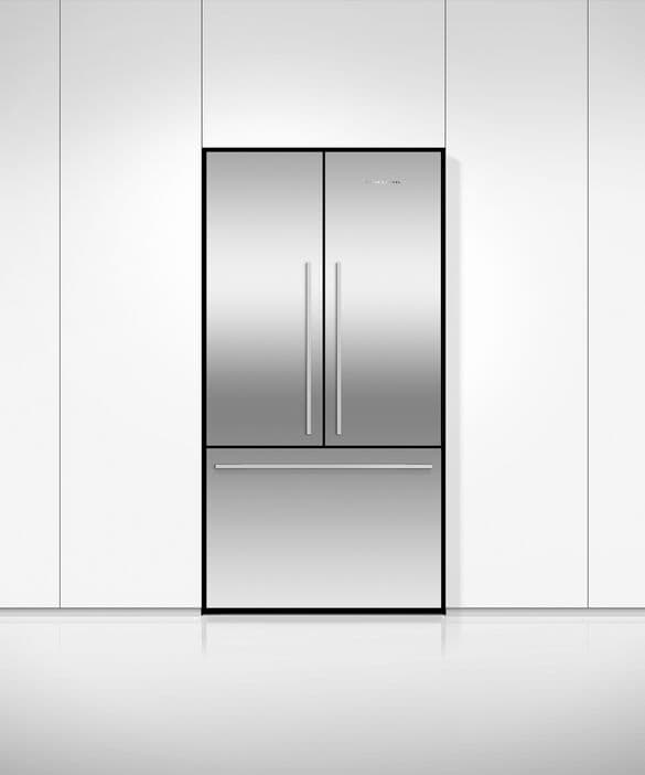 Fisher and Paykel RF610ADX6 Freestanding French Door Refrigerator Freezer, 90cm, 569L