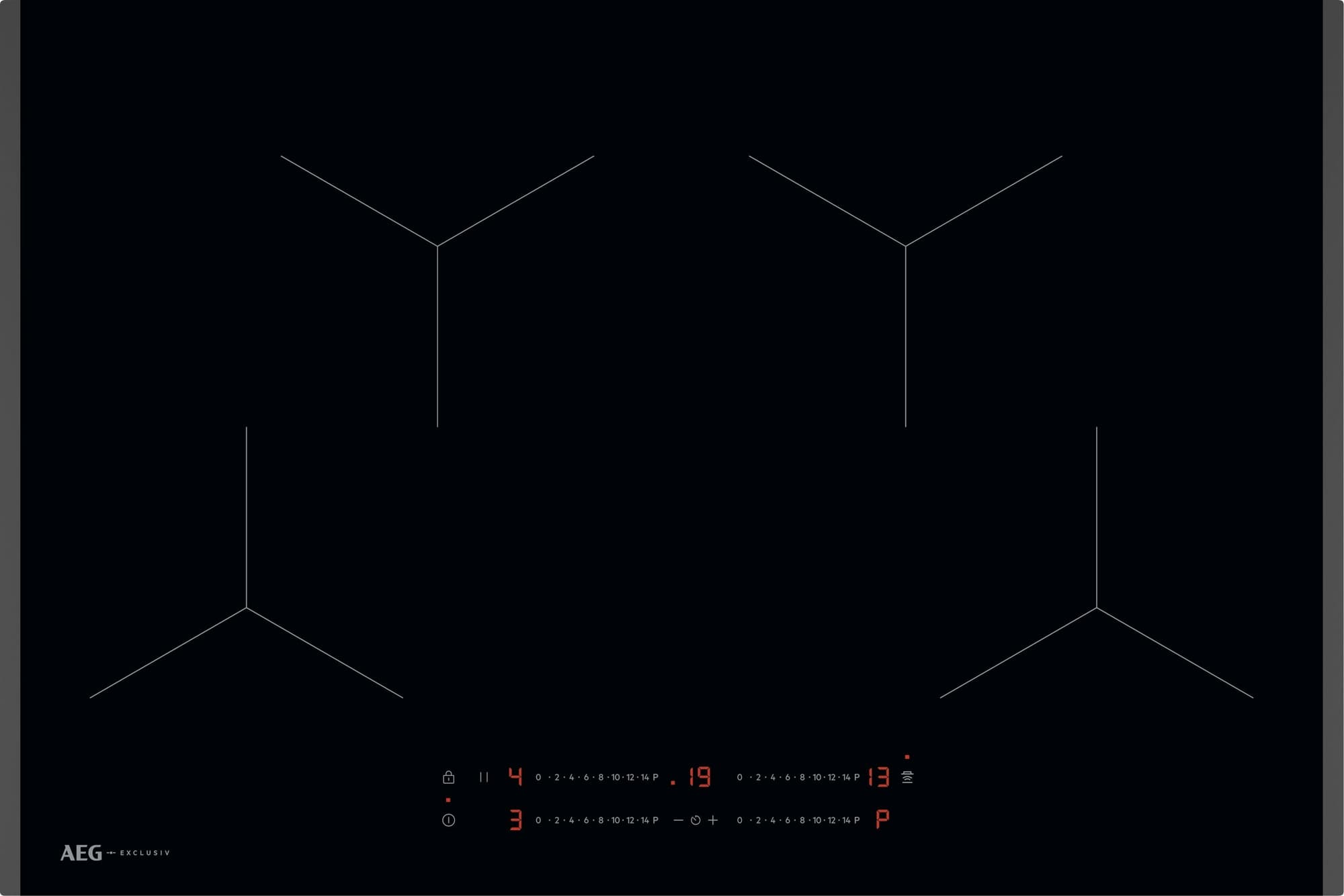 78cm Induction Hob - Black