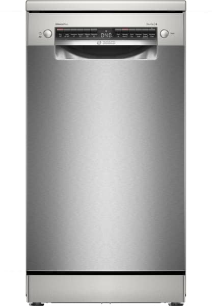 Series4 45cm Freestanding Dishwasher-6 Prog-VarioFlex-10 Place Setting - E Enrgy - Silver Inox