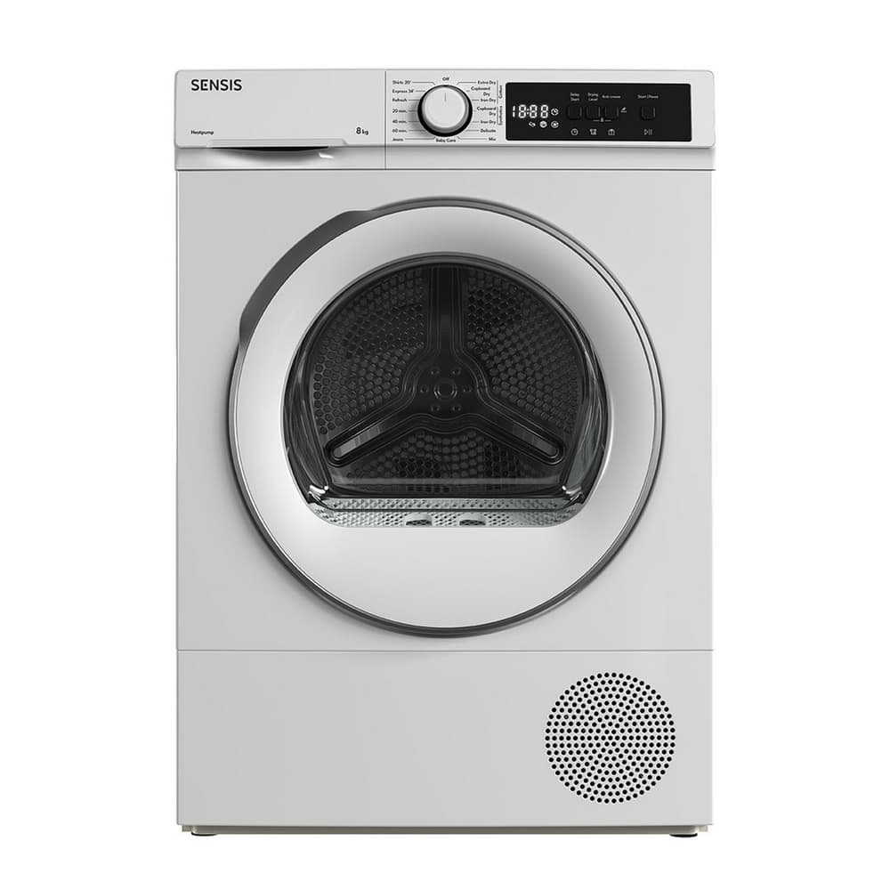 Sensis 8kg Heat Pump Tumble Dryer - White