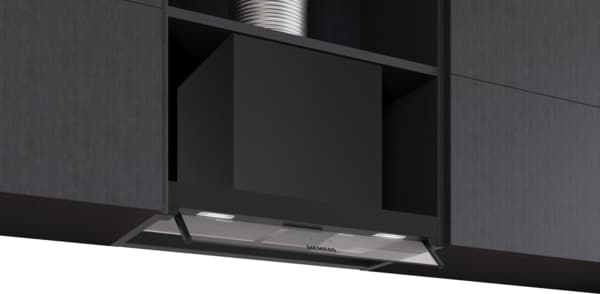 Siemens iQ300 Integrated Design Hood - 60cm - Matt Black Glass