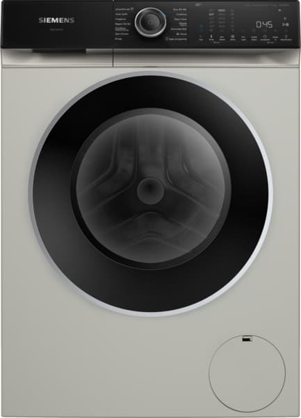 Siemens iQ500 Washing Machine - Front Loader - 10kg - 1600rpm - Silver Inox
